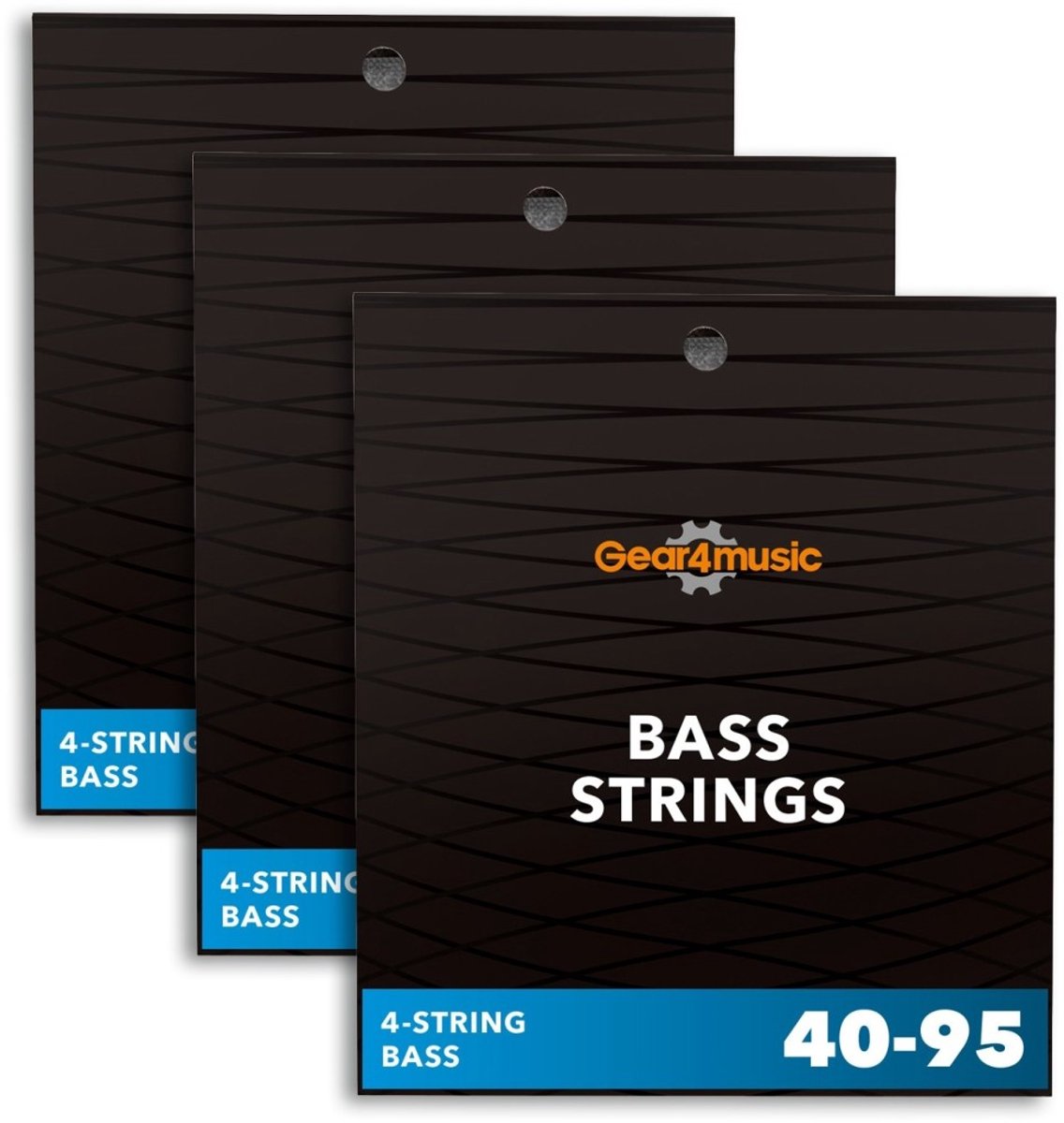 Snaren voor basgitaren van Gear4music, 3 sets