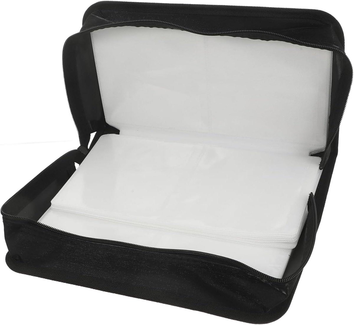 Cd Opbergtas - Dvd Mappen - Auto Opslag - Grote Capaciteit - 128 Cd's - Zwart