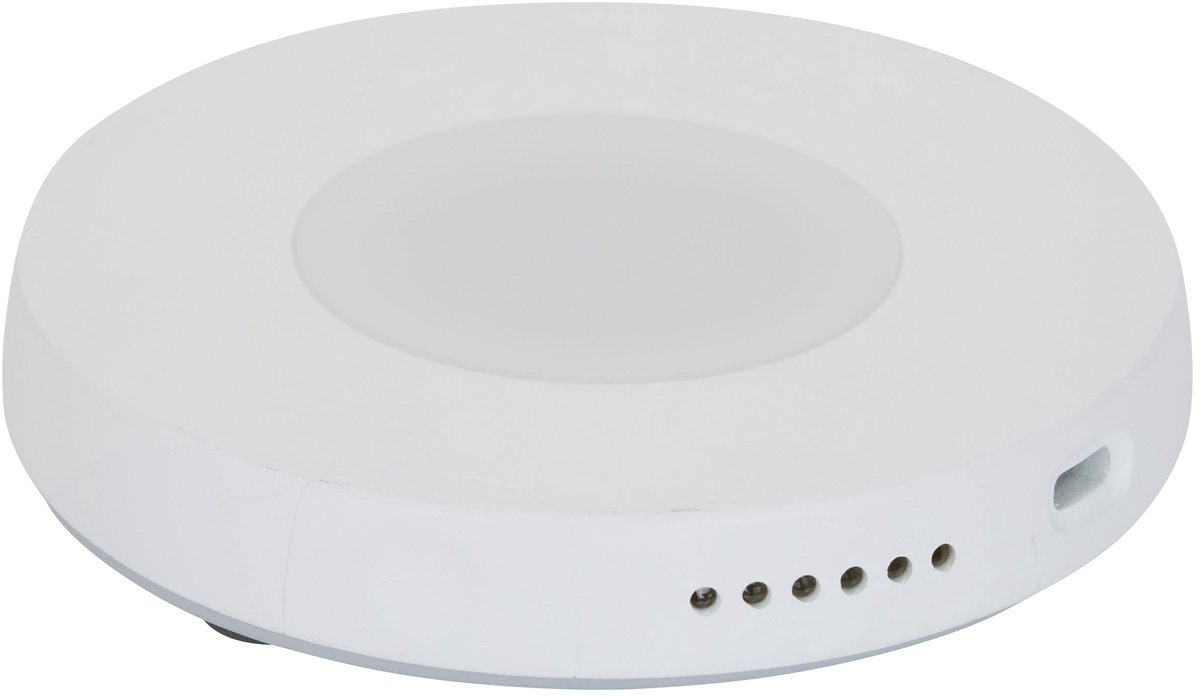 Atmosphera Yobe LED Tafellamp - Ø13xH2cm - Wit