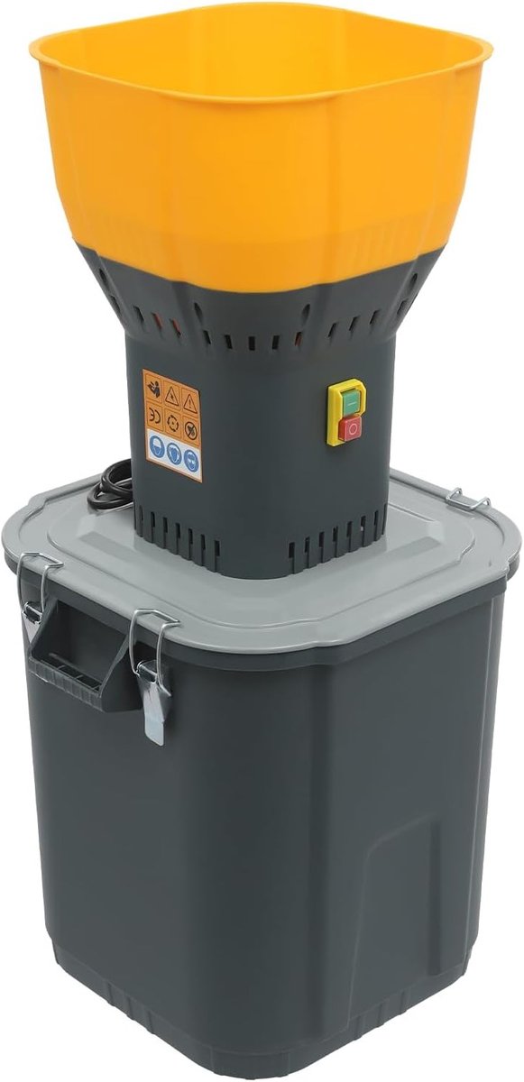 Elektrische Graanmolen 1000W-1300W voor Dierenvoer en Granen, Capaciteit 45L, Krachtige Maalmolen