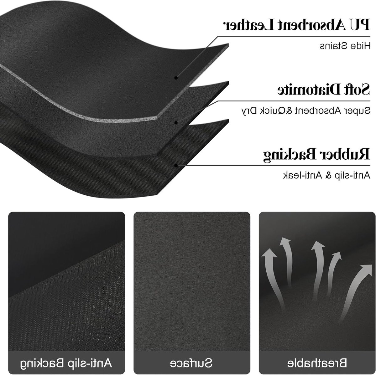 Droogmat voor Afwas - Sneldrogende Keukenmat, Antislip, Vaatdoek en Waterabsorberend