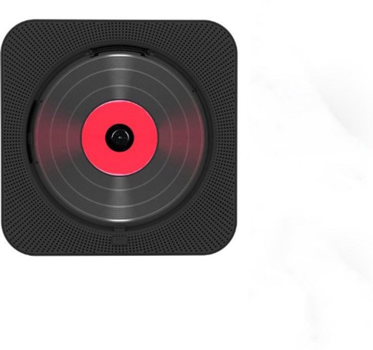 Bluetooth-cd-speler, compact en lichtgewicht, Bluetooth 5.0, FM-radio, USB/TF-kaartsleuf, met standaard, oplaadbaar - Zwart