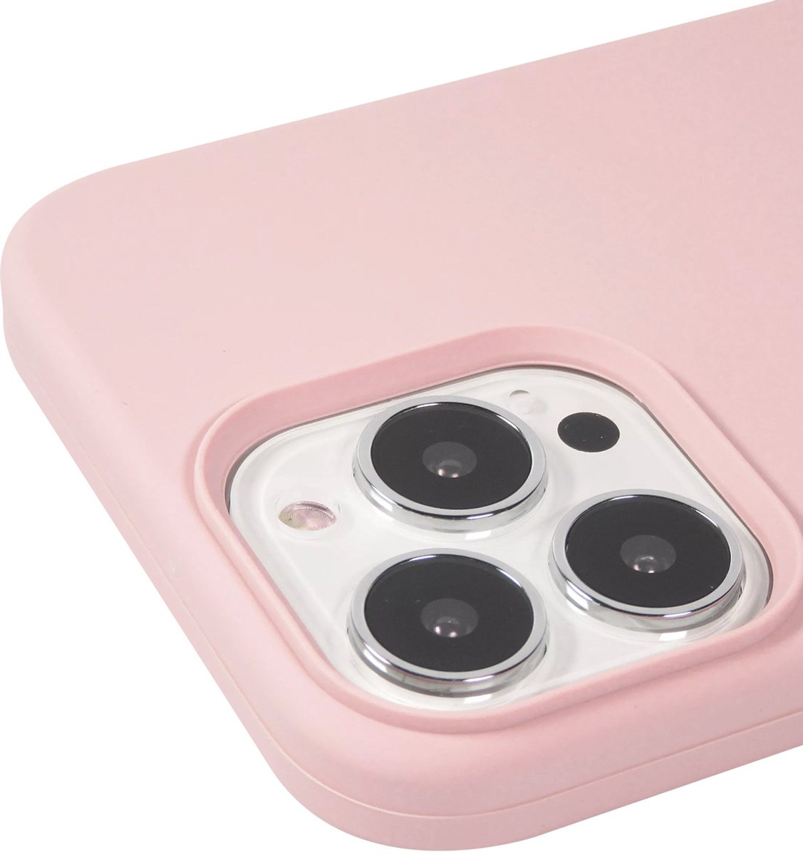 Jaym, Hard case Geschikt voor Apple iPhone 13 Pro Max Premium Zacht Gevoel, Roze