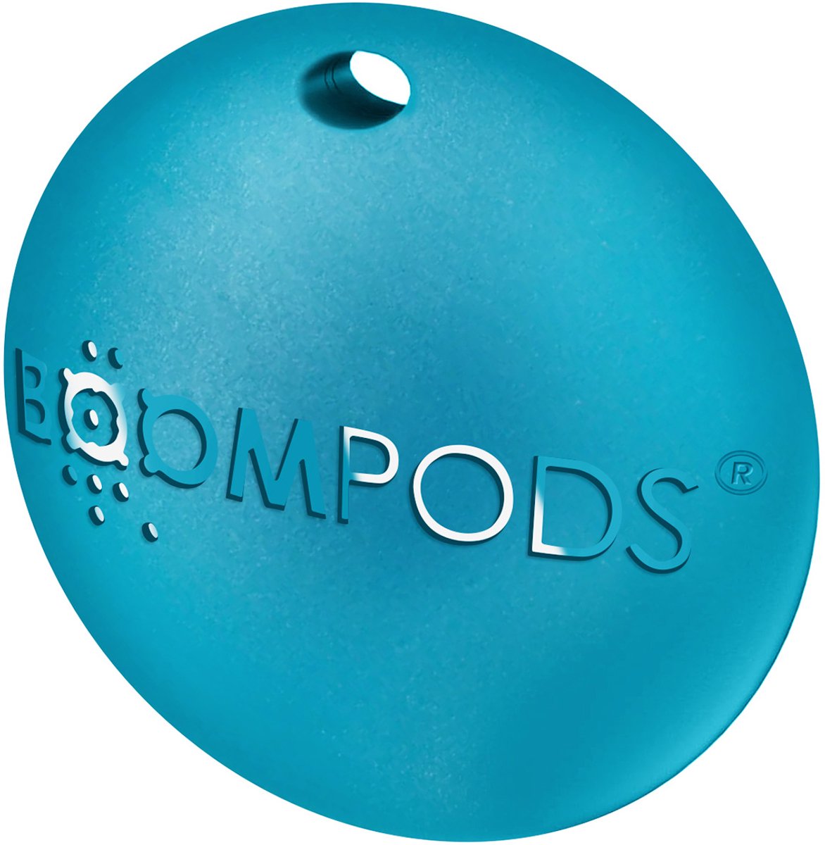 Boompods, Airtag sleutelhanger Boomtag Model compatibel met Apple Find My IPX5, Blauw