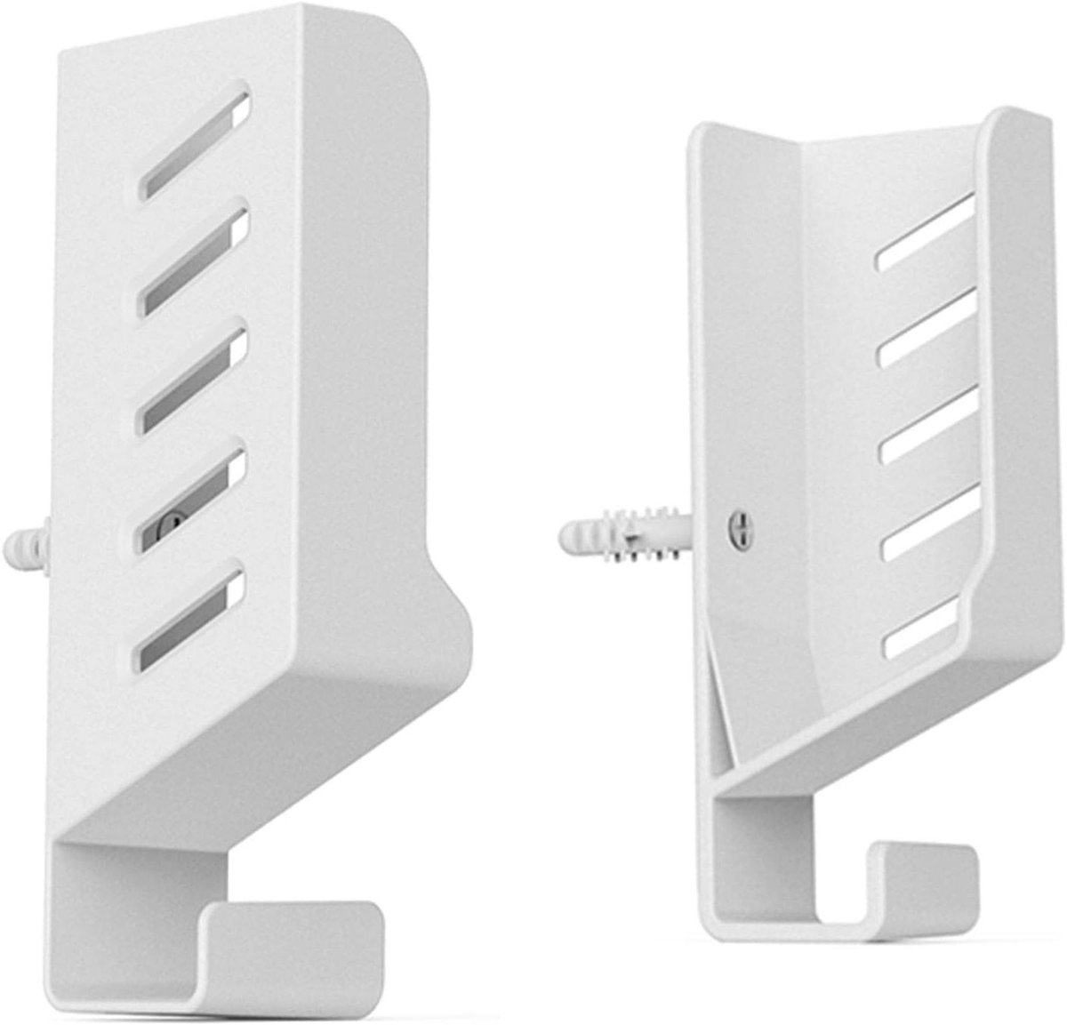 Router Wandplank - Wandhouder Router - Apparaten Organiseren - Stabiele ABS Constructie - Max 40mm Dikte - Zwart