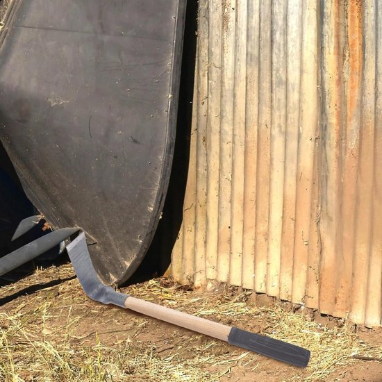 Onkruidgereedschap Lange Steel - Tuingereedschap Schoffel - Onkruid Wieden - Ergonomisch Ontwerp - 445 cm - Zwart — afbeelding 3