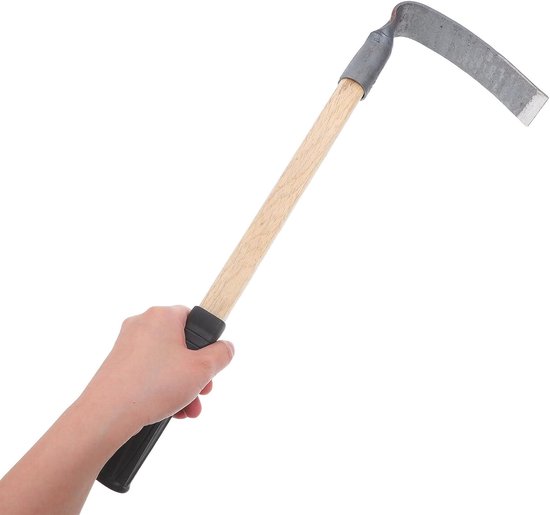 Onkruidgereedschap Lange Steel - Tuingereedschap Schoffel - Onkruid Wieden - Ergonomisch Ontwerp - 445 cm - Zwart — afbeelding 5