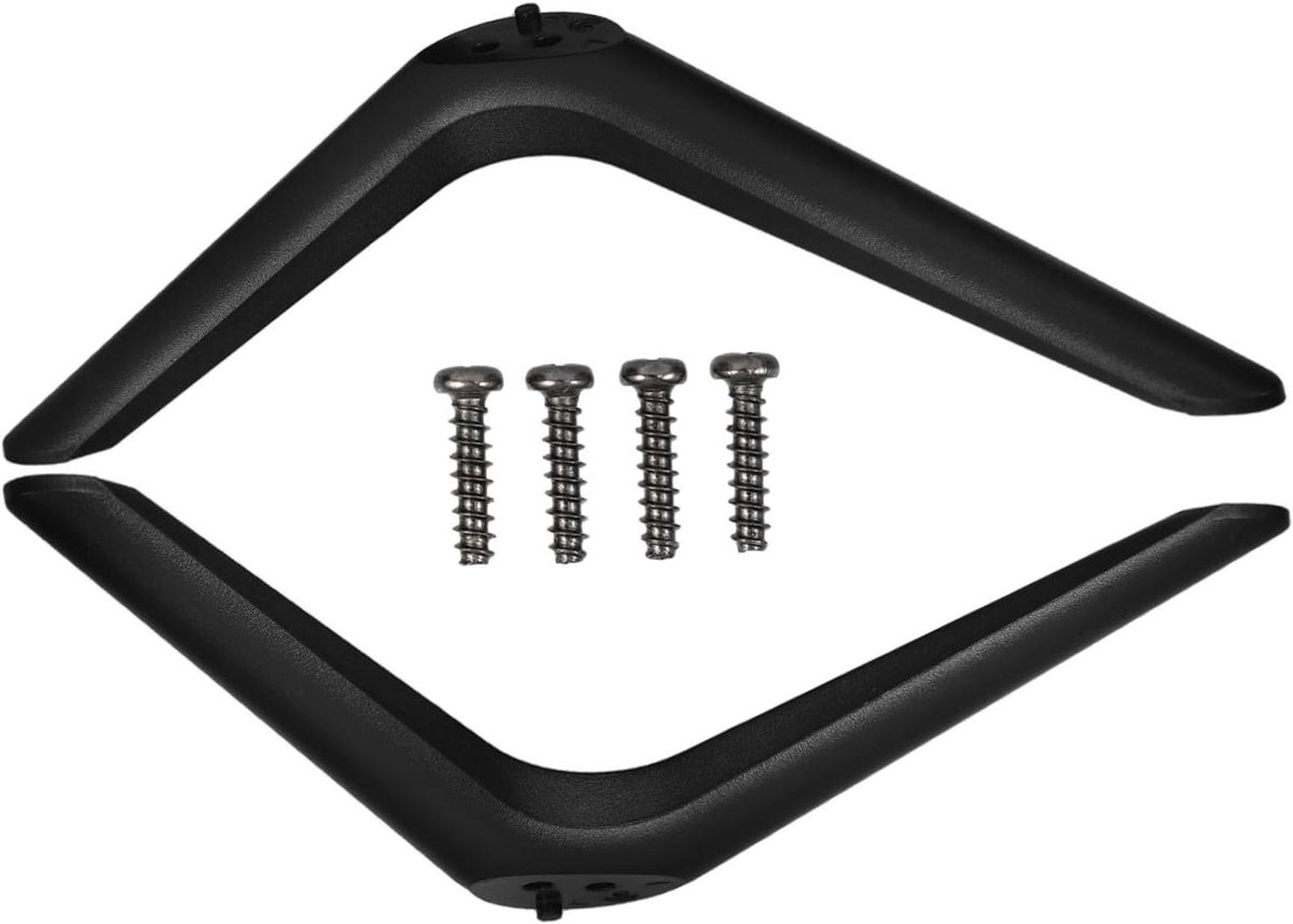 TV Stand Base Legs - TV Voetjes - TV Stabiliseren - Universele Pasvorm - 20 cm - Zwart