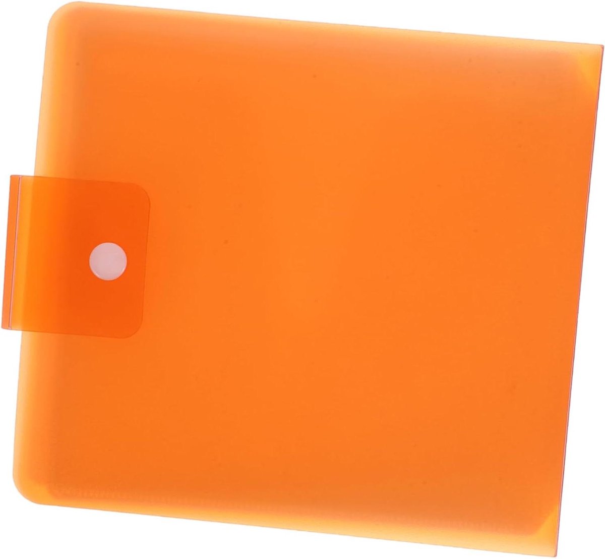 CD Opbergdoos - Cd-map Cd-tas - Cd's Organiseren - Krasvrije Bescherming - 13x14x2 cm - Oranje