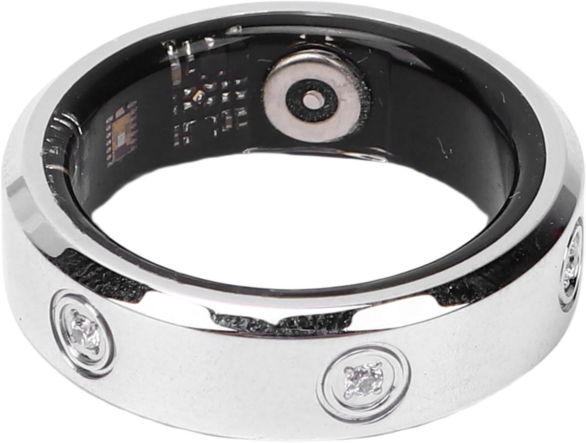 Slimme Ringen - Fitness Tracker Ring - Gezondheid Monitoren - IP68 Waterdicht - 6.3 mm breed - Zilver