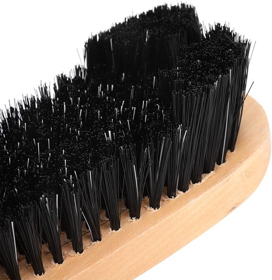 Tafelborstel - Biljartborstel - Tafelonderhoud - Houten handgreep - 32 cm - Bruin — afbeelding 3