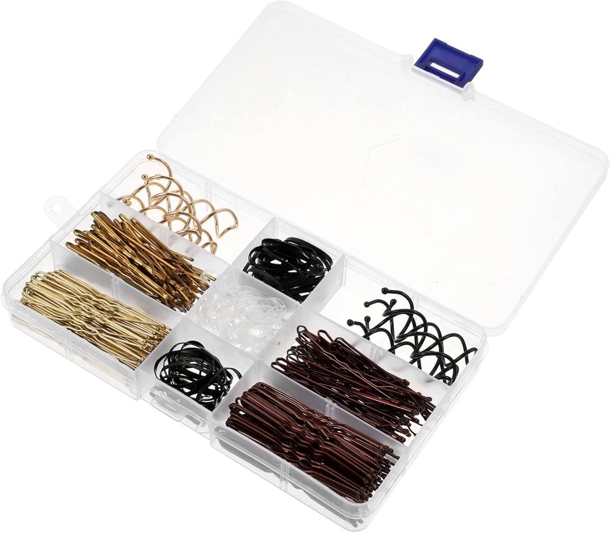 Haarspelden Set - Haarclips & Banden - Haar Styling - Voldoende Hoeveelheid - 200+ Stuks - Zwart