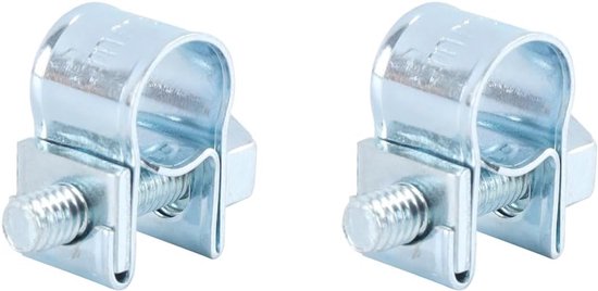 Set van 10 Verstelbare Mini Slangklemmen voor Waterleidingen, Luchtleidingen en Siliconen Slangen (6-8mm) — afbeelding 2
