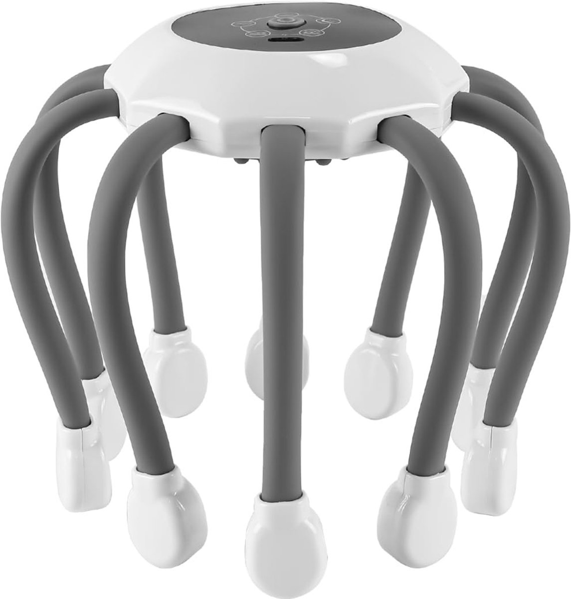 Solidchoice - Dailygoody - Elektrische hoofdhuidmassage - Hoofdmassager - Draadloze ontspanning - Draagbaar formaat - 5 massage modi - Geschikt voor stressverm