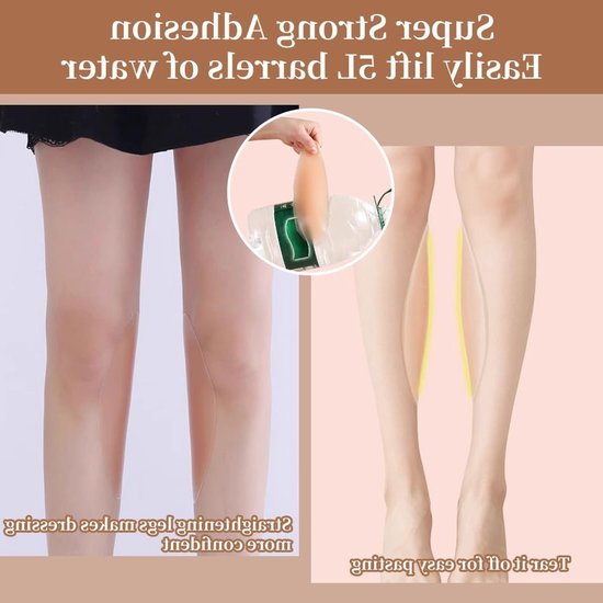 Zachte silicone kuitkussens, zelfklevende huidkleurige correctoren voor slanke benen, ideaal voor comfort en ondersteuning — afbeelding 3