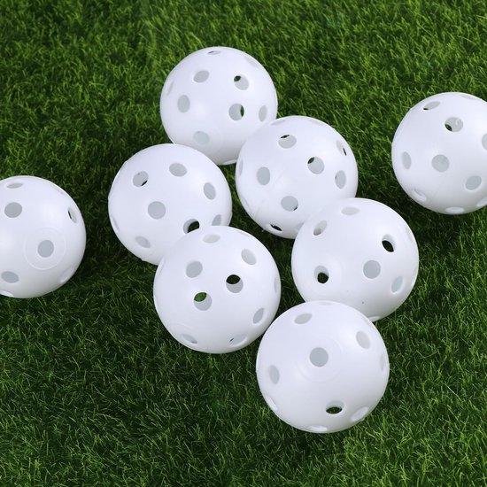 Golf Trainingsballen - Oefenballen Golf - Golf Oefenen - Lichtgewicht en Geperforeerd - 41mm Diameter - Wit van GOLF — afbeelding 5
