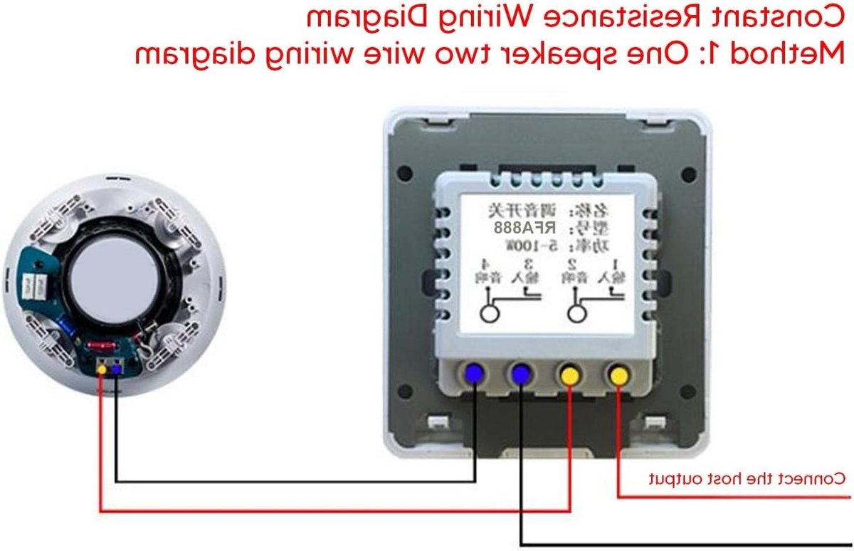 Volume Knop - Geluidsregelaar Versterker - Audio Instellen - 5 Snelheid Instellingen - 50W - Wit