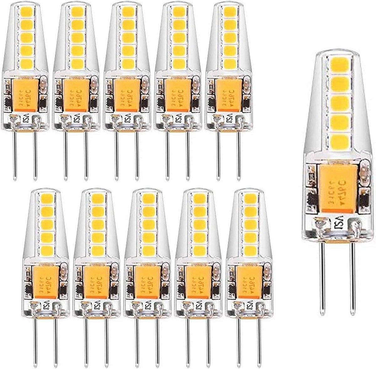 LED Lampen - G4 Spots - Veelzijdig Verlichten - Energiebesparend - 10 Stuks - Daglicht Wit
