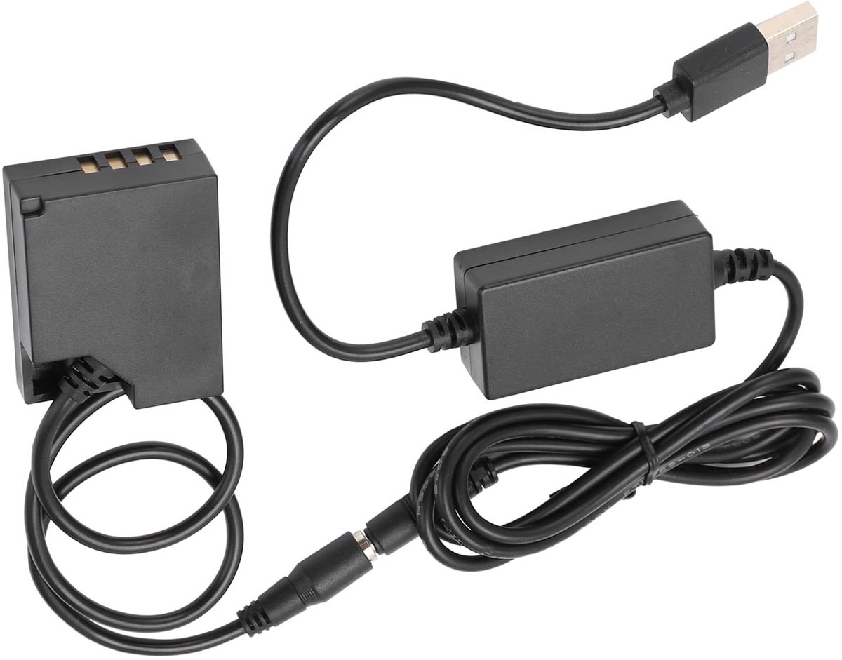 OmGoods - Dailygoody - Dummy Batterij NP-W126 - USB Koppeling - Voor Camera's - NP-W126 Dummybatterij - Ideaal voor Fujifilm XT2 XT3 XH1 - Compact en Lichtgewicht