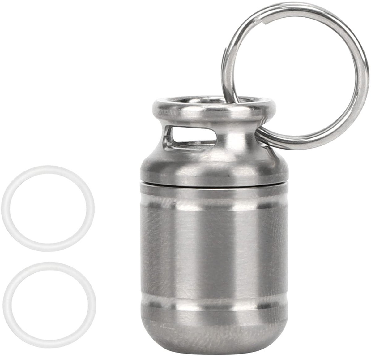 Allecto - Pillendoos - Mini Pill Box - Waterdicht en draagbaar - Klein formaat - Medicijnhouder - Geschikt voor outdoor sports - Camping en reizen
