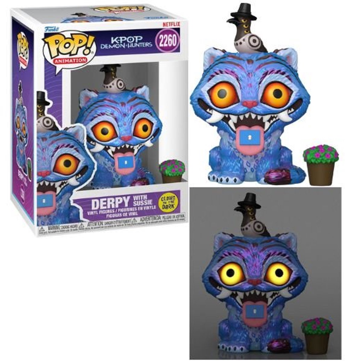 Funko POP Animation: KPop Demon Hunters - Tiger w/ Bird — afbeelding 5