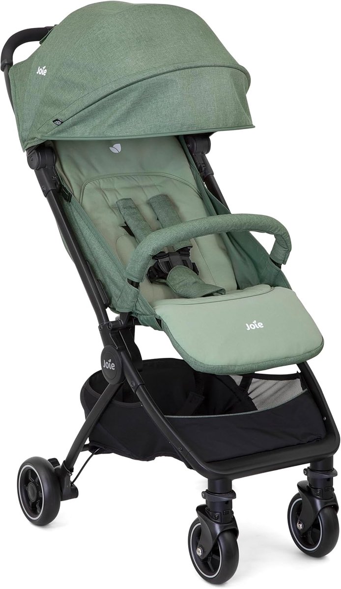 Lichtgewicht Buggy - Compacte Kinderwagen - Reizen met Baby - Vlakke Rugleuning - 6 kg - Groen