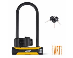 VINZ Grivola ART 4 Beugelslot - ART 4 Slot - Verzekering Motor, Scooter, Fiets & Fatbike - 3 sleutels