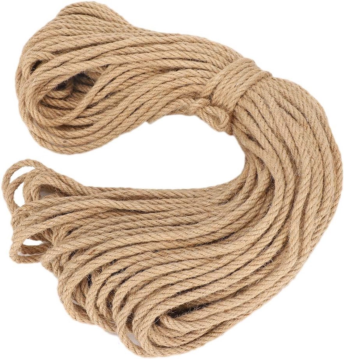 Sisal Touw - Krabpaal Touw - Krabpaal Reparatie - Natuurlijk Sisal - 6mm 50m - Natuurlijk