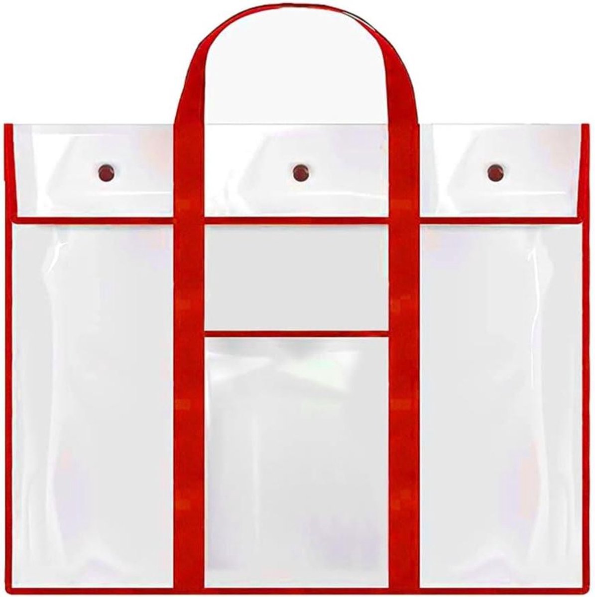 Poster Opbergtas - Kunst Portfolio - Kunst Opslag - Waterdicht PVC - 80 x 64 cm - Transparant