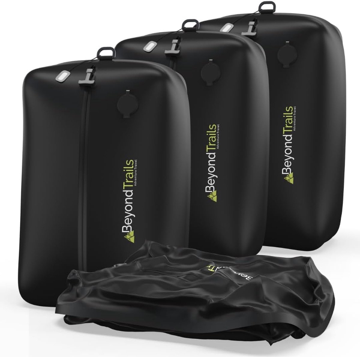 Vacuüm Compressieverpakking - Opbergzakken Reizen - Kleding Ruimte Besparen - Luchtdichte Zegel - 40x25x15 cm - Zwart