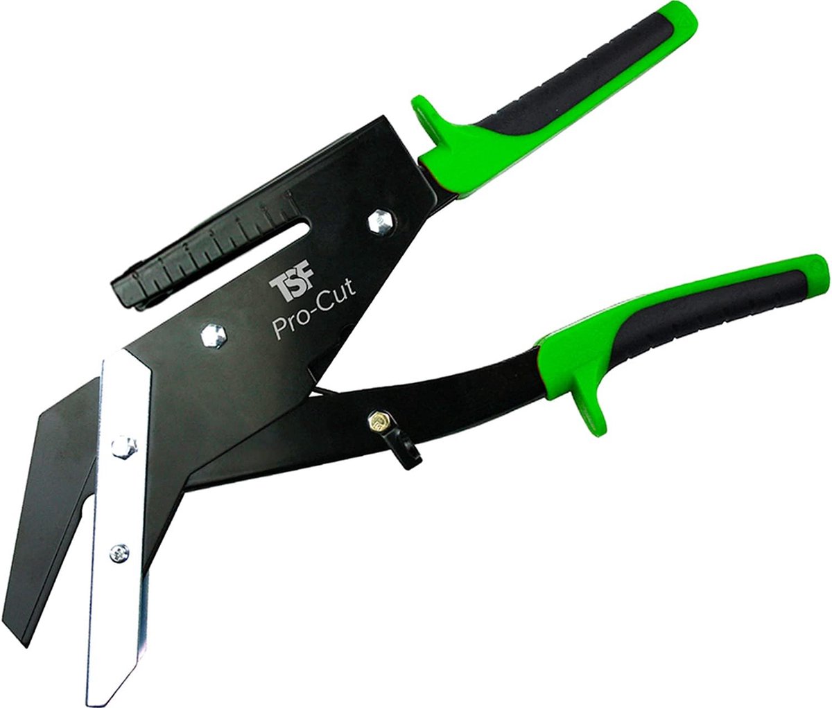Leisteen Cutter - Dakdekker Gereedschap - Leien Snijden - Met Perforator - 55mm Capaciteit - Groen
