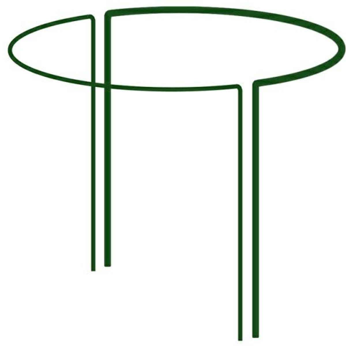 Bradas Serie - Ringvormige Plantondersteuning - 40cm - 100cm - Halfrond