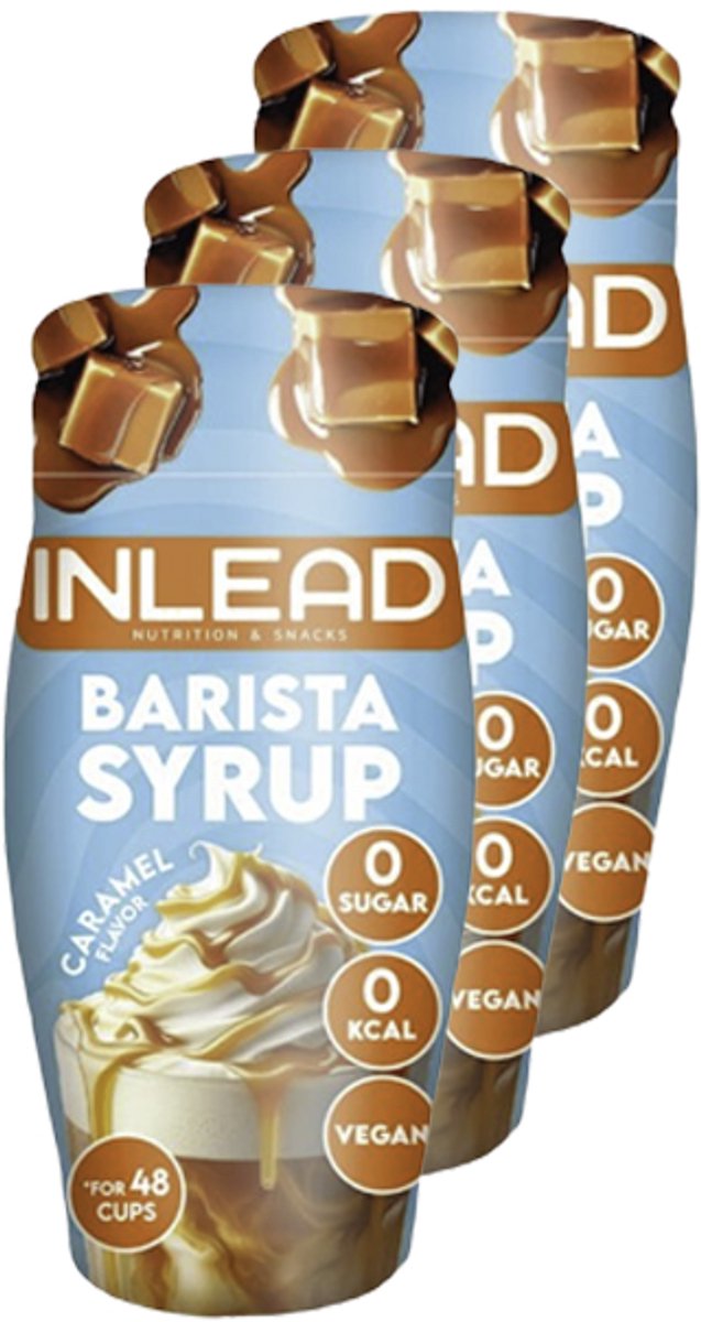 Inlead | Barista Syrup | Caramel | 3 stuks | 3 x 65 ml