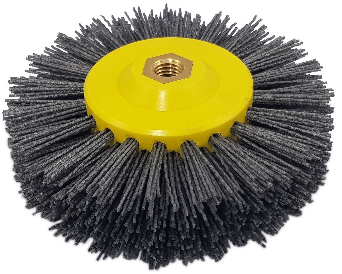 Glob Tools - Schrobborstel - Nylon - 155mm - Granulatie 80