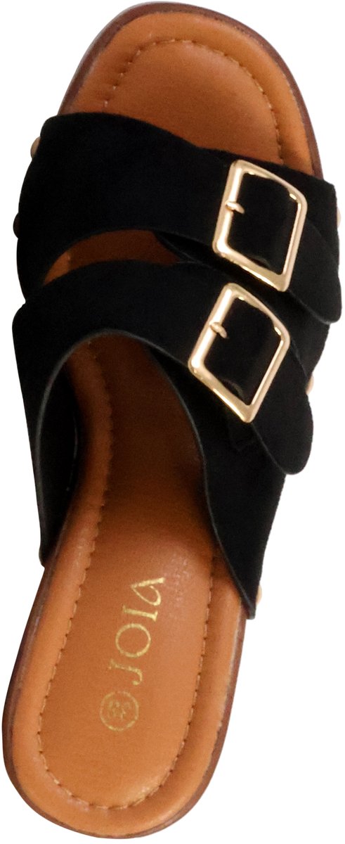 Pantoffels met hak, om aan te trekken