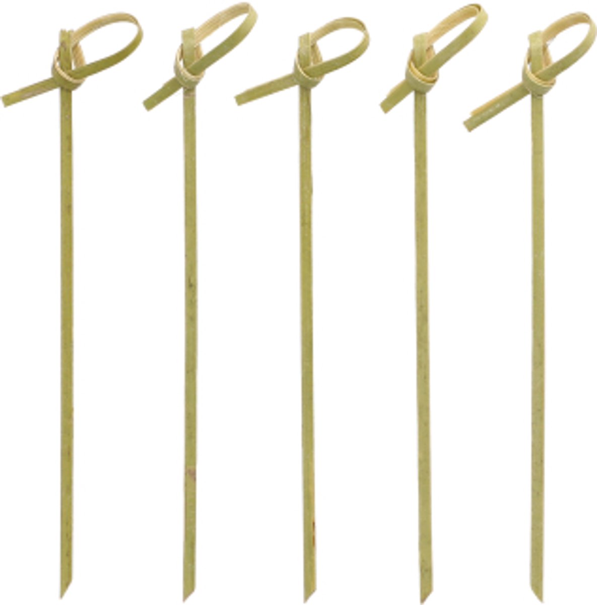 10x 250 Fingerfood prikkers pure 12 cm Knot