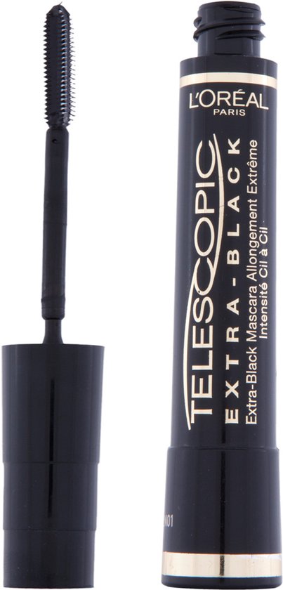 L’Oréal Paris Telescopic Mascara - Lengte Mascara voor Zichtbaar Langere Wimpers - Flexibel multi-precisie borsteltje - Extra Zwart - 8ML
