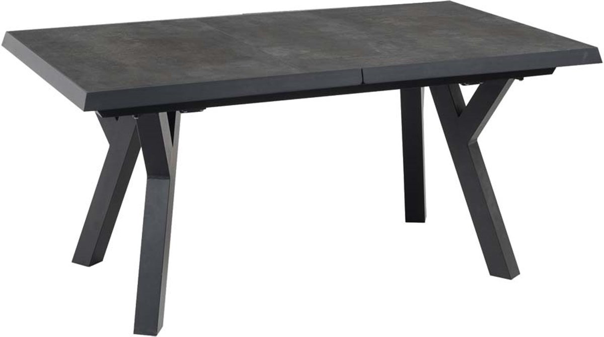 Lesli Living - Tuintafel Murcia - Grijs - 163/203x93cm