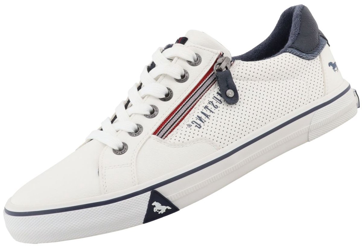 Mustang herentrainers wit