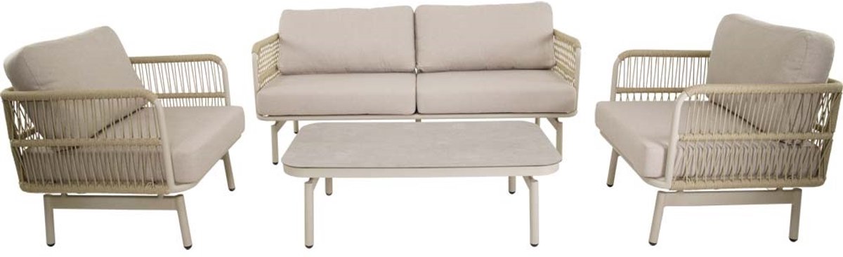 Lesli Living - Loungebank Akiro - Beige - 179x75x66cm