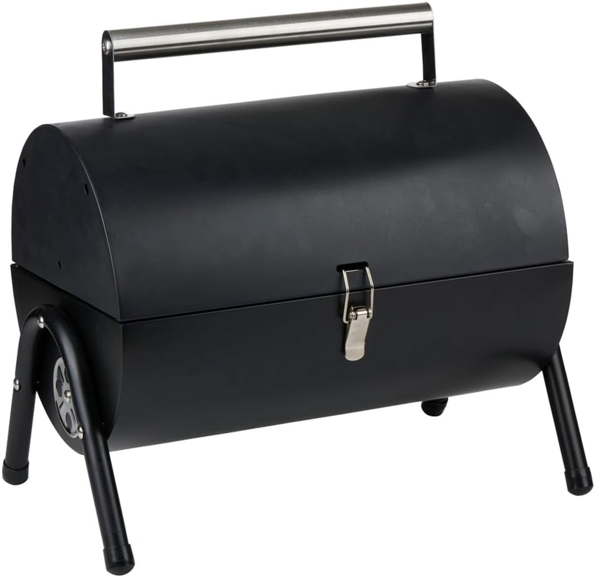 Tafel BBQ - Compacte Grill - Buiten Koken - Inklapbaar Ontwerp - 37x35x22.5 cm - Zwart
