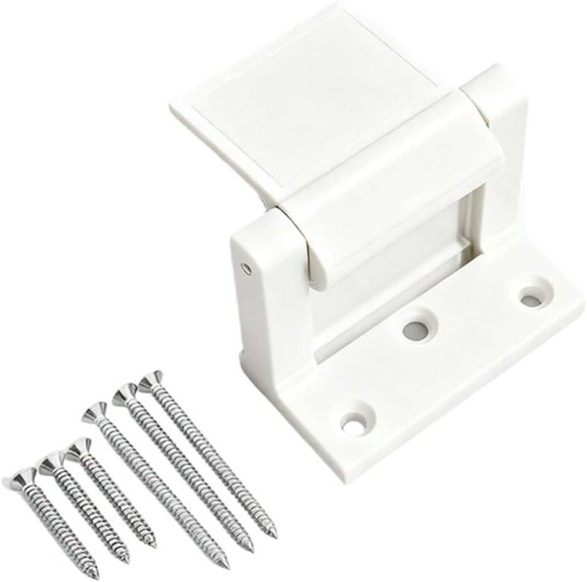 Deurslot - Anti-diefstal slot - Beveiliging woning - Verstelbare weerstand - 8x8x5 cm - Wit