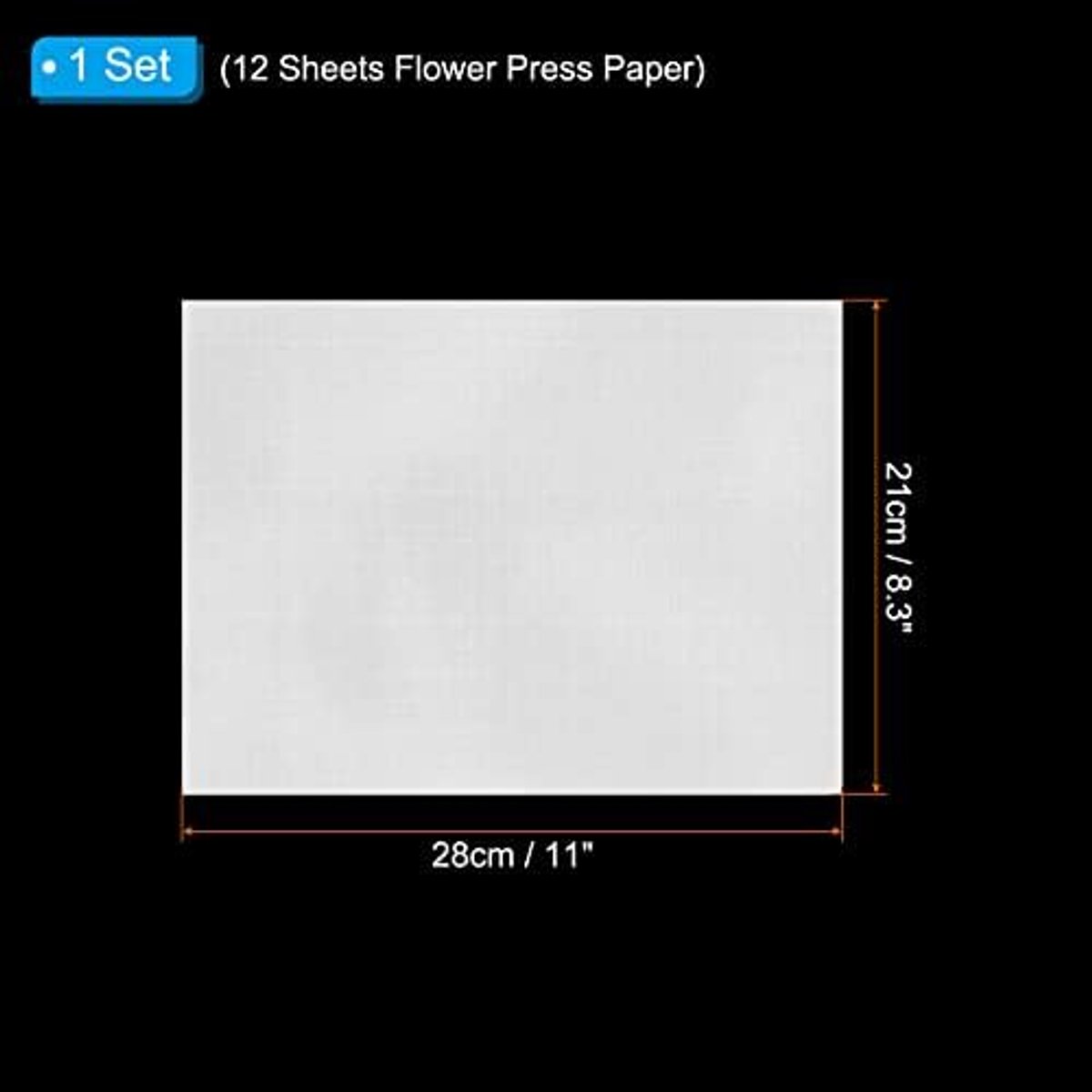 Bloempers Papier - Vellen Blotter Papier - Bloemen Drogen - Hoge Wateropname - A4 Formaat - Wit