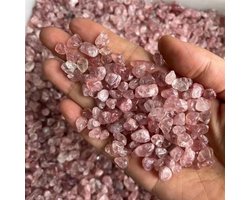 Kristal Bodemzand - Decoratief Zand - Aquarium Inrichting - Natuurlijke Steentjes - 7-9mm - Rood