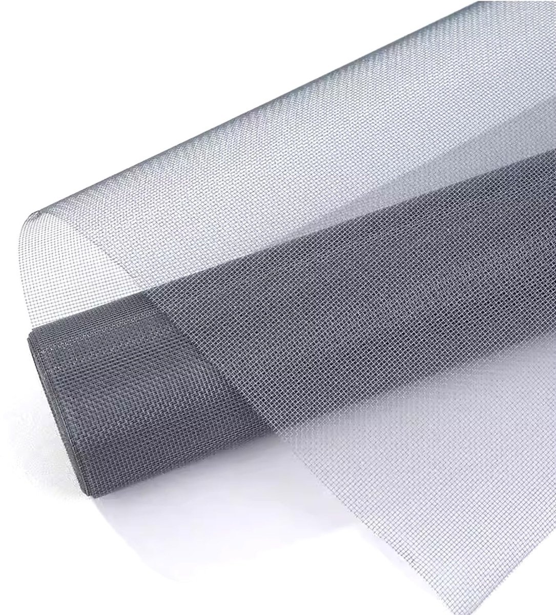 Dailygoods- Vliegengaas 150 x 200 cm - Insectenbescherming - Scheurbestendig - Glasvezel - Onzichtbaar - Muggenbestendig - Insectenscherm