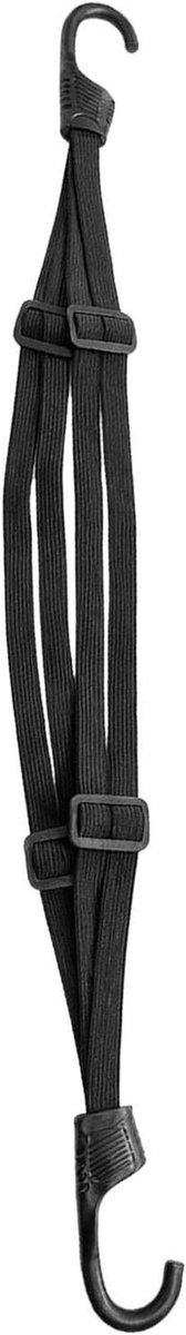 Motorfiets Spanbanden - Elastisch Koord - Bagage Vastzetten - Zware Prestaties - 1 Meter - Zwart