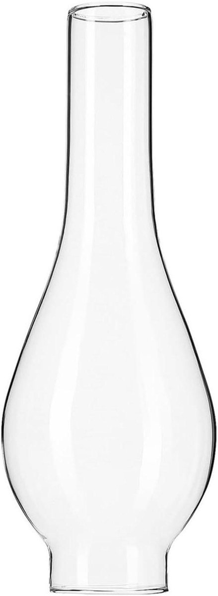 Olielamp Glas - Lantaarnkap Vervanging - Sfeerverlichting Buiten - Hoge Transparantie - 24.5 cm - Helder