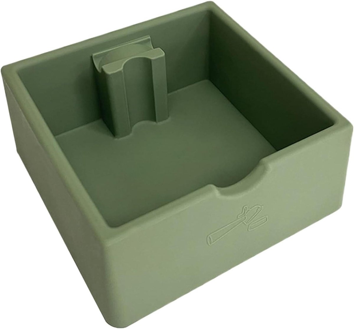 Grounds Container Koffiedikbak Organizer Espresso Afval Verwerken Antislip Basis 1.5L Groen