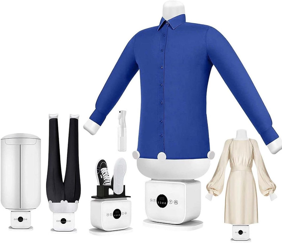 Automatische Strijkmachine - Stoomstrijkijzer Draagbaar - Snel Kleding Strijken - Alles-in-één Droogfunctie - 8-10 Minuten - Niet gespecificeerd