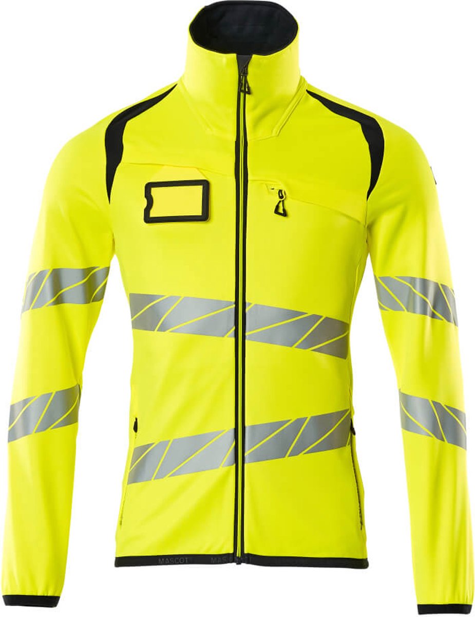 Mascot Accelerate Safe Fleecetrui met rits 19103-315 - hi-vis geel/donkermarine - 5XL